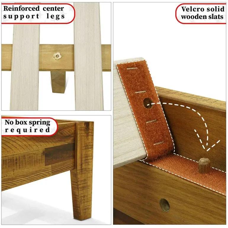 Sierra Solid Wood Bed Frame by Megsu
