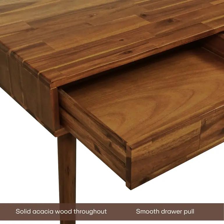 Lagom 48 Inches Solid Wood Desk by Megsu