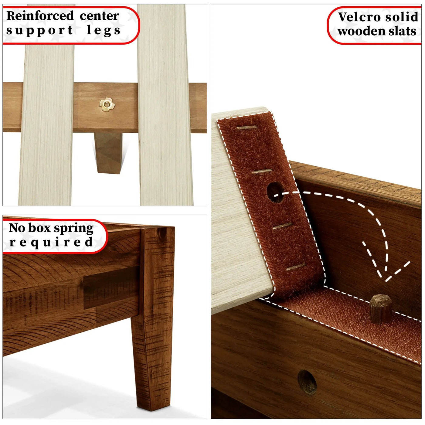 Sierra Solid Wood Bed Frame by Megsu