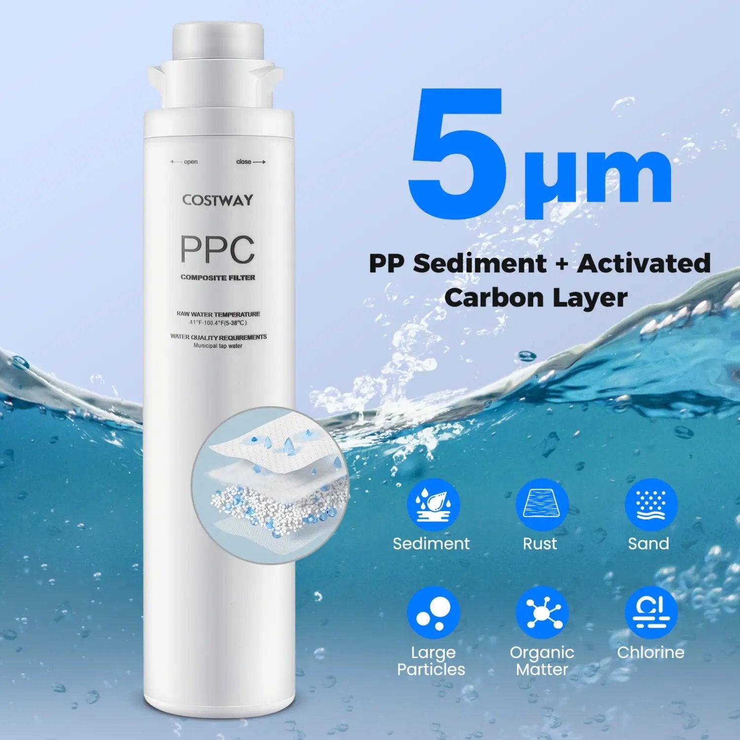 Replacement Filter for Countertop Reverse Osmosis System by DirectDeals