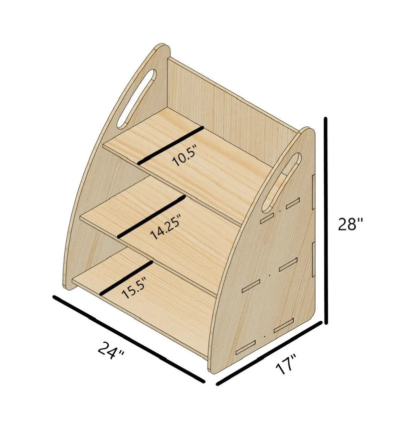 FINA- Toy Shelf by Bush Acres