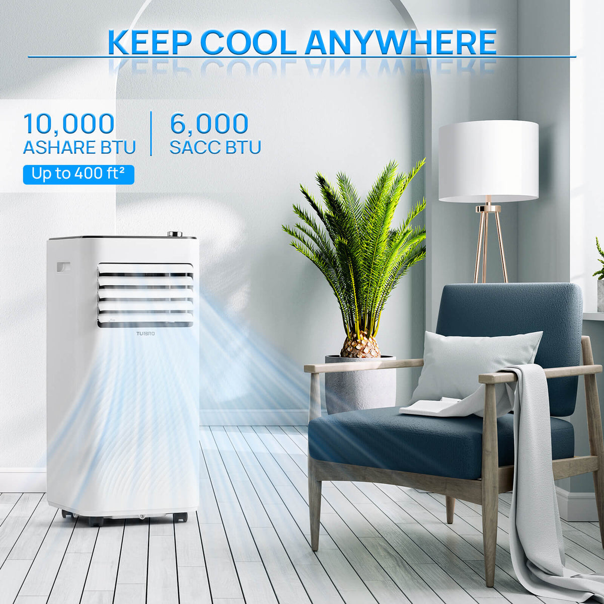 Finnmark 10,000 BTU Portable Air Conditioner by TURBRO