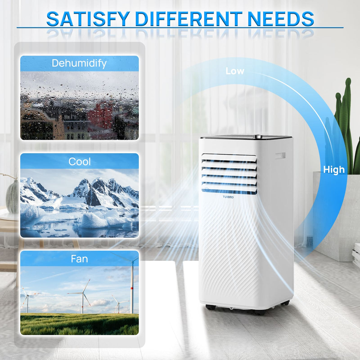 Finnmark 8,000 BTU Portable Air Conditioner by TURBRO
