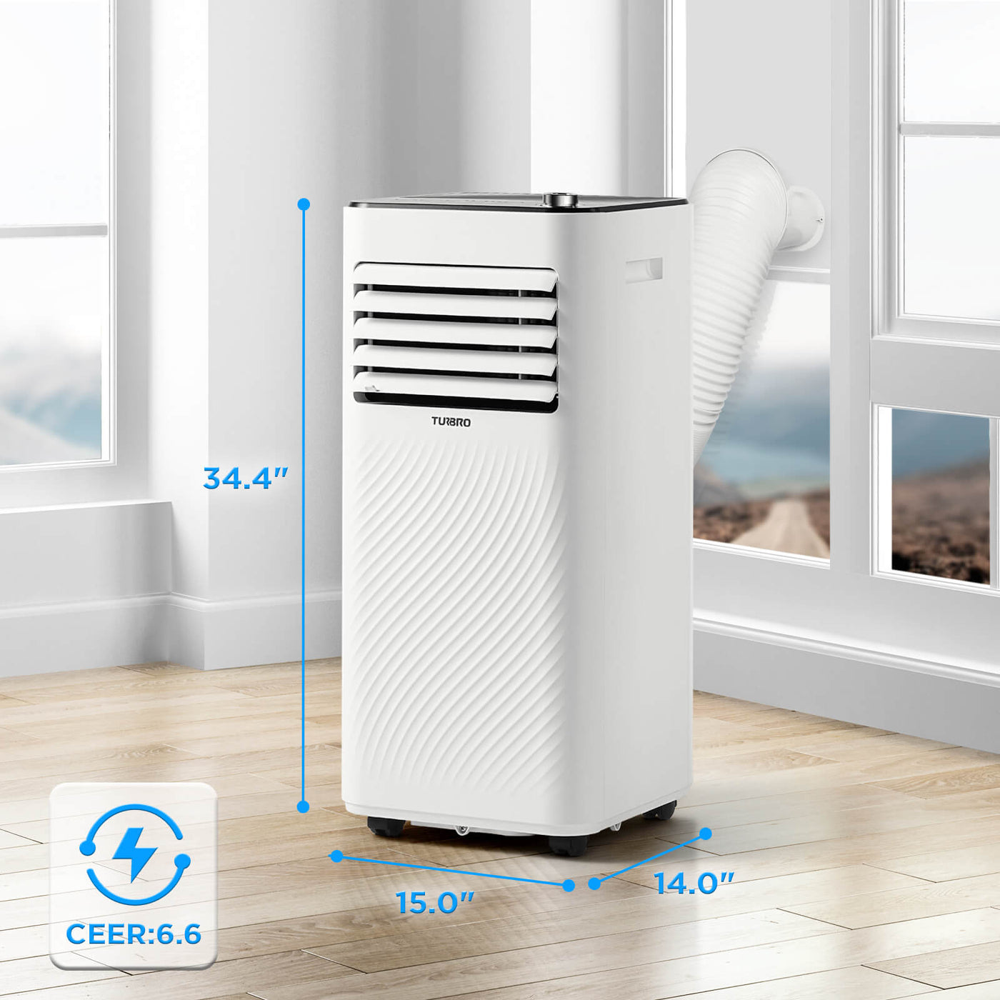 Finnmark 10,000 BTU Portable Air Conditioner by TURBRO
