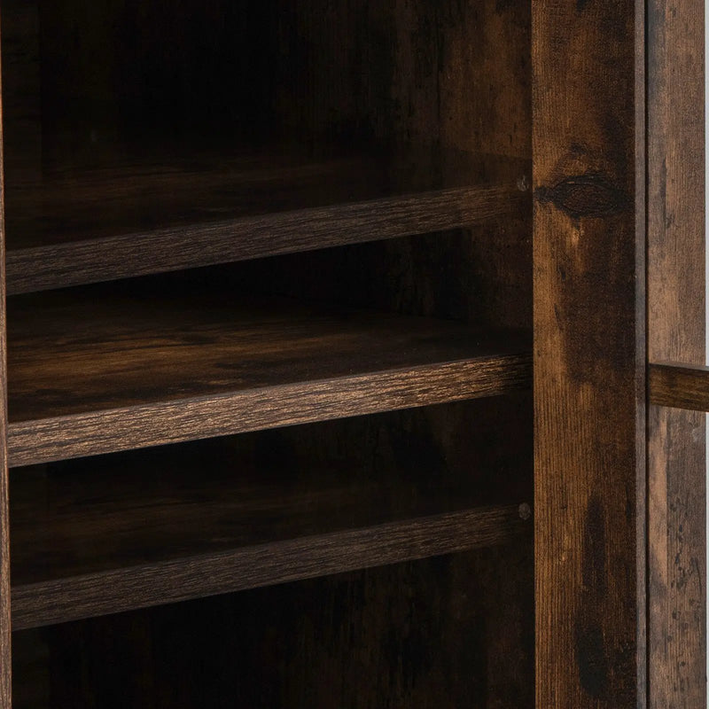 Fireplace TV Stand for TVs Up to 65 Inch with Side Cabinets and Remote Control by DirectDeals