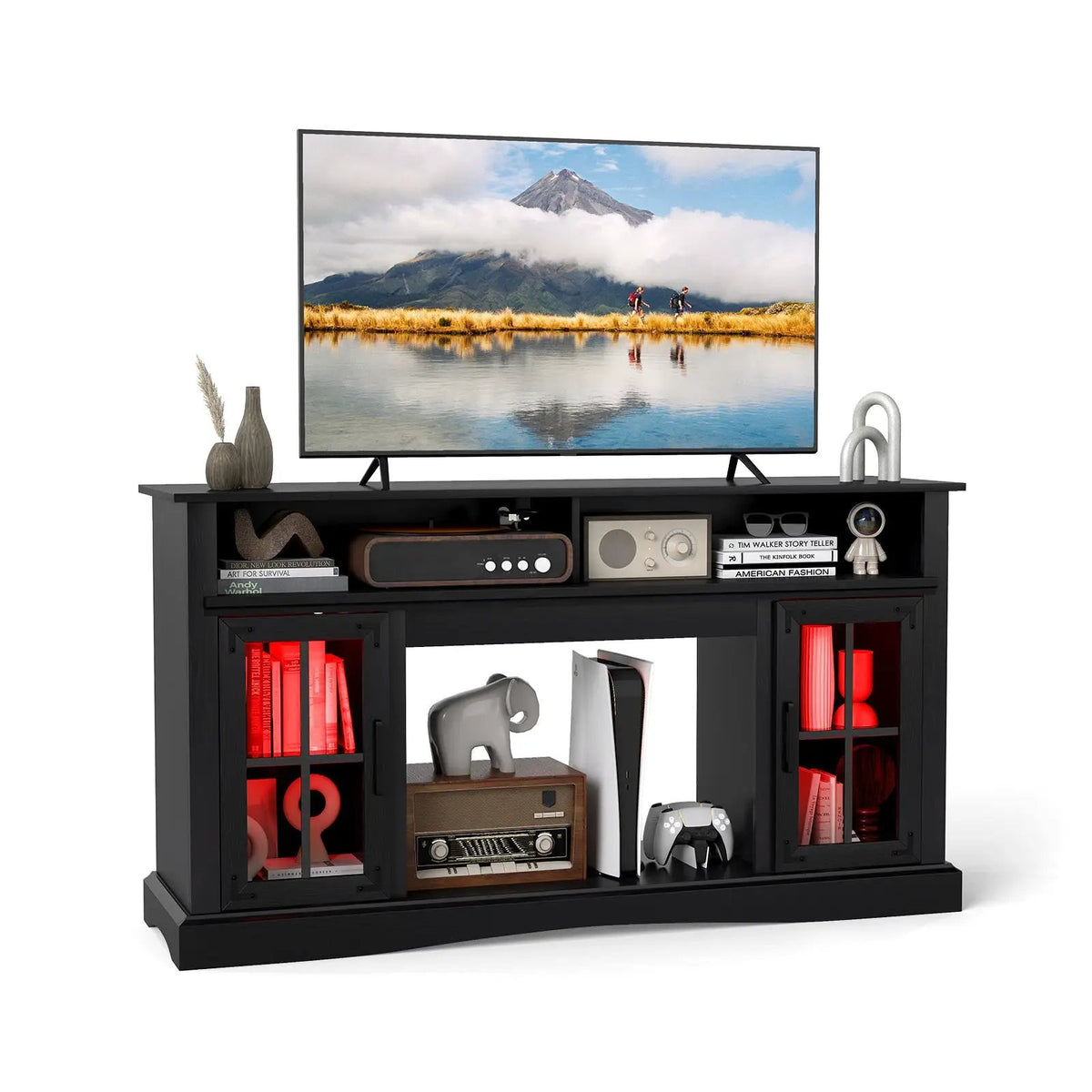 TV Stand with LED Lights and Remote Control, photo 3 of 10