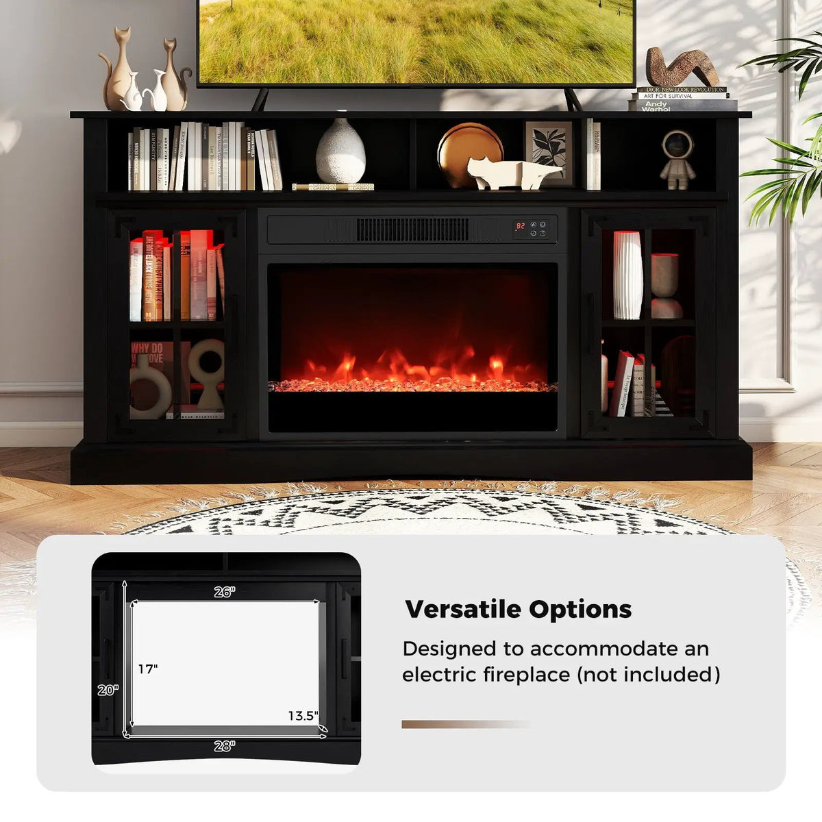 TV Stand with LED Lights and Remote Control, photo 8 of 10