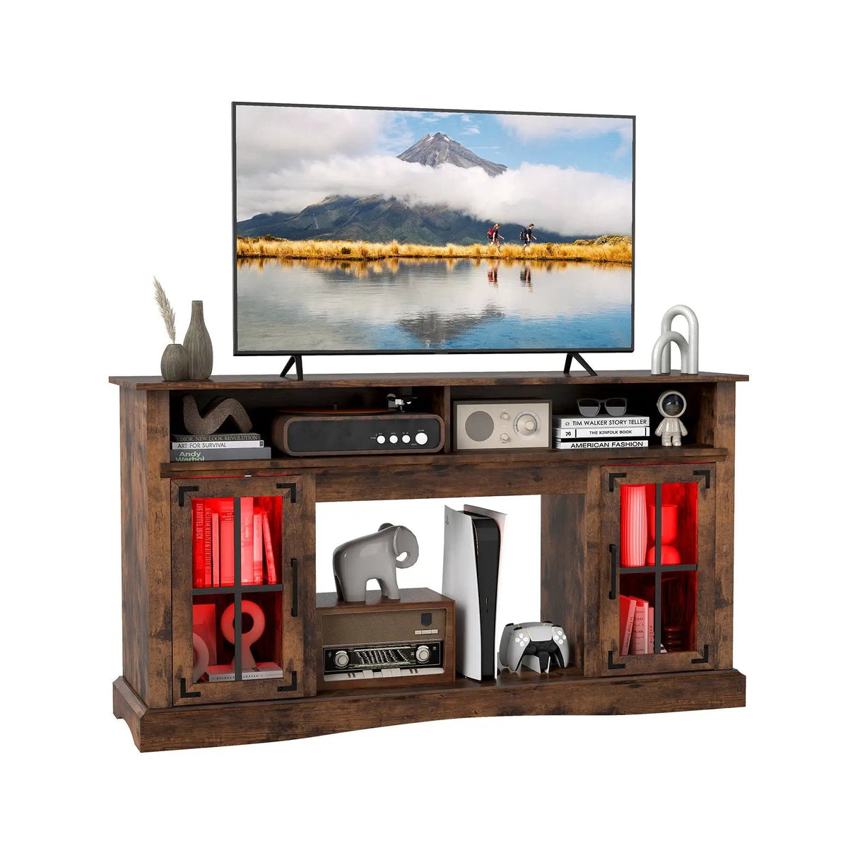 TV Stand with LED Lights and Remote Control, photo 9 of 10
