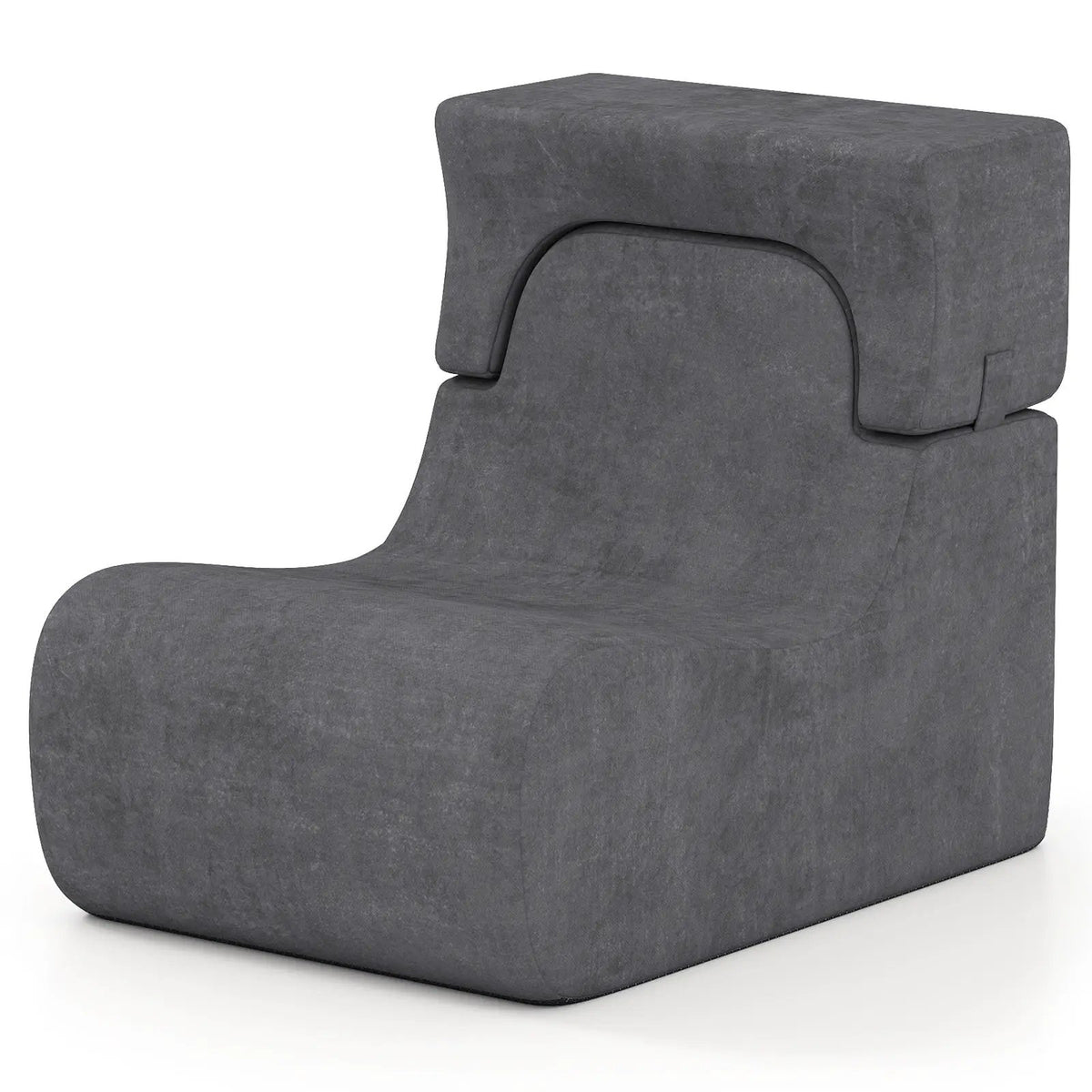 Floor Chair Lazy Sofa with Detachable Headrest, photo 11 of 16