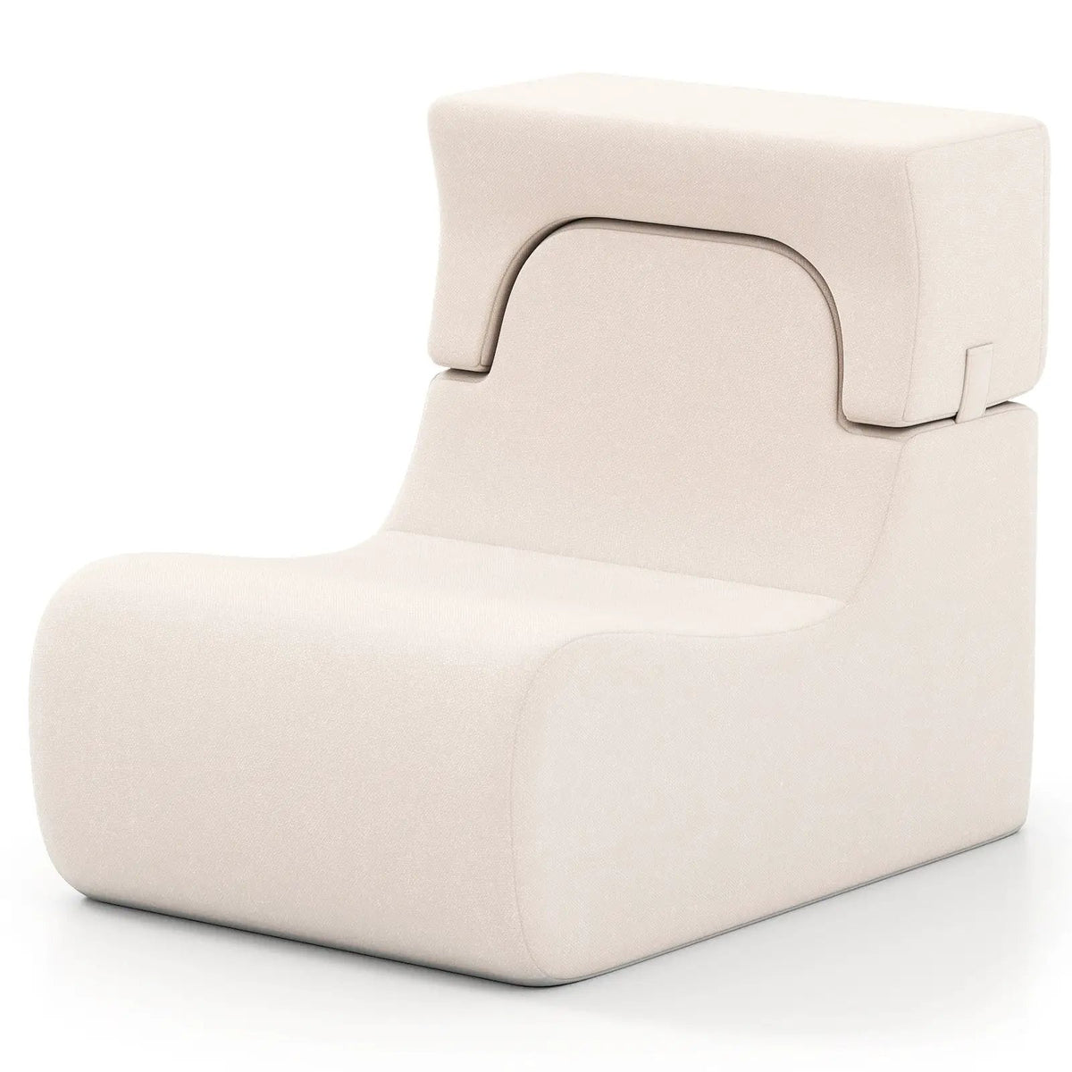 Floor Chair Lazy Sofa with Detachable Headrest, photo 12 of 16