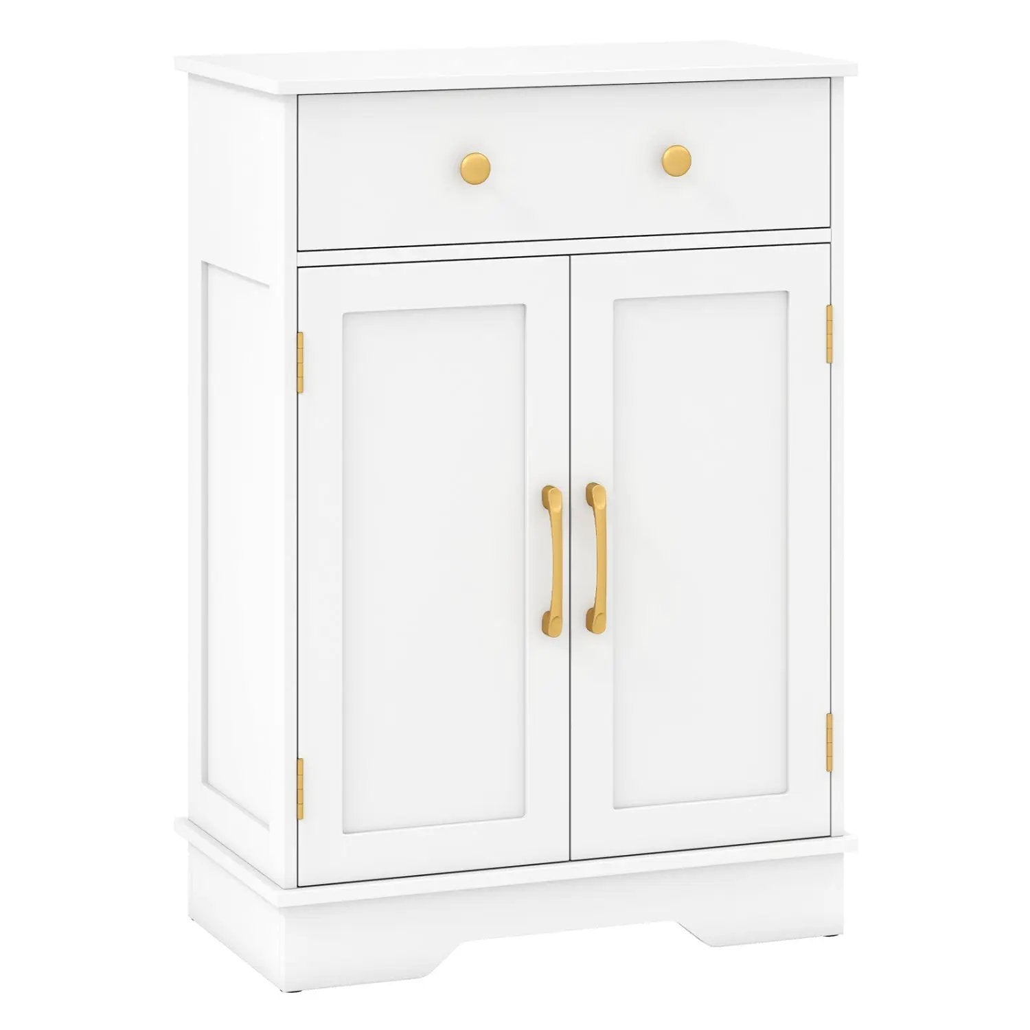 Floor Storage Cabinet with Drawer and Adjustable Shelf by DirectDeals