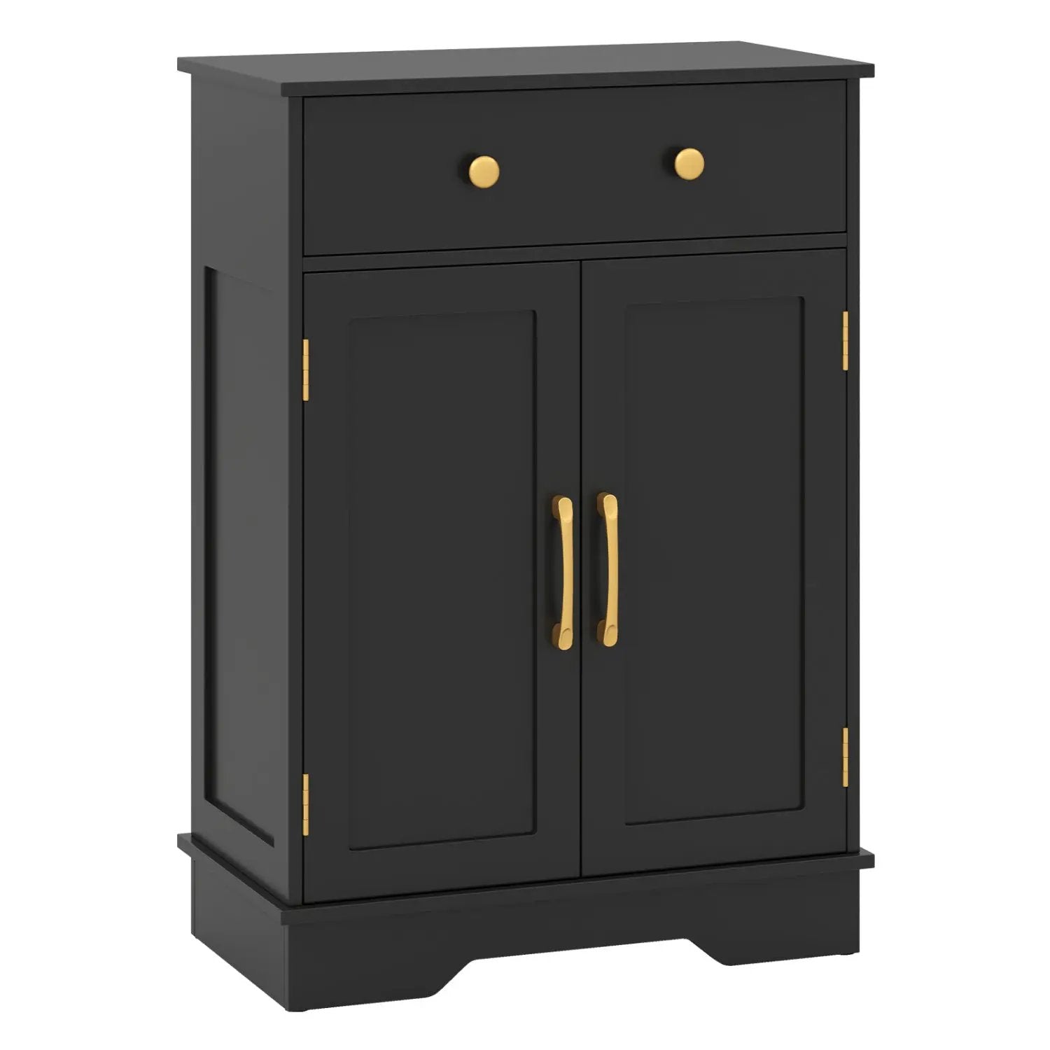 Floor Storage Cabinet with Drawer and Adjustable Shelf by DirectDeals