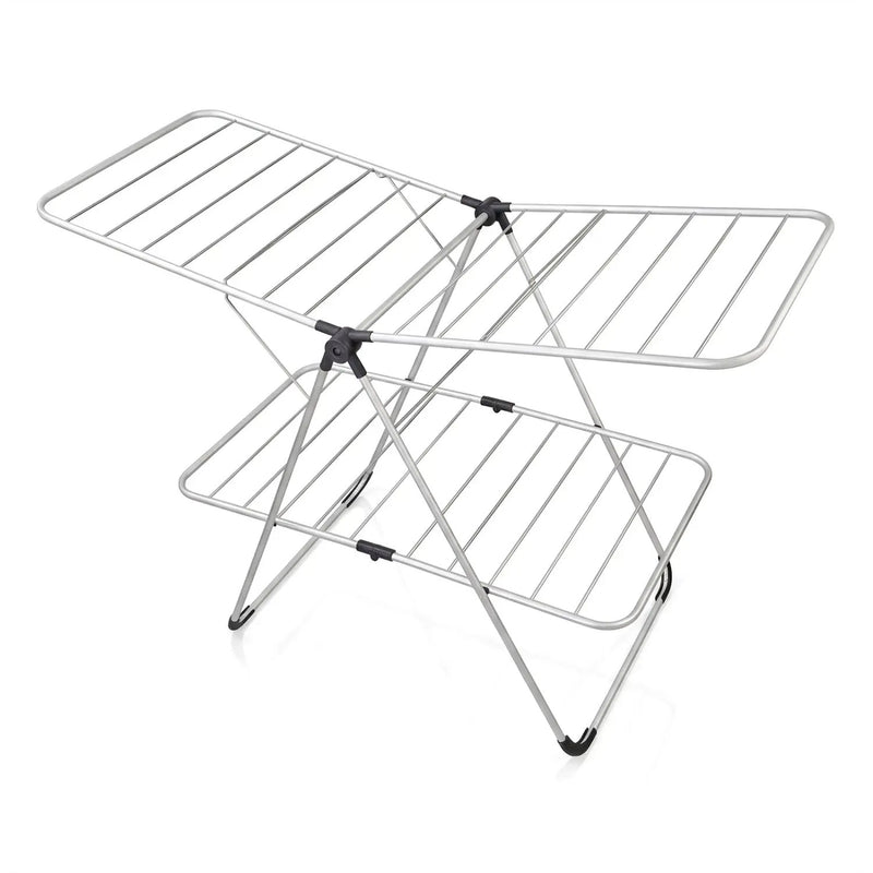 Foldable 2-Tier Clothes Drying Rack Heavy by DirectDeals