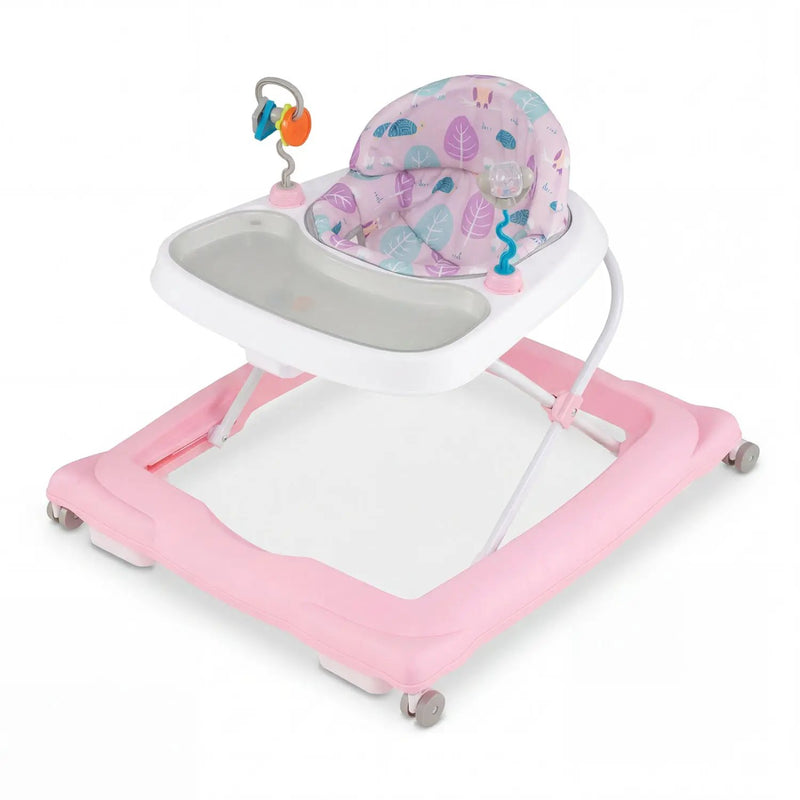 Foldable Baby Walker with Removable Seat and Adjustable Height for 6-12 Months by DirectDeals