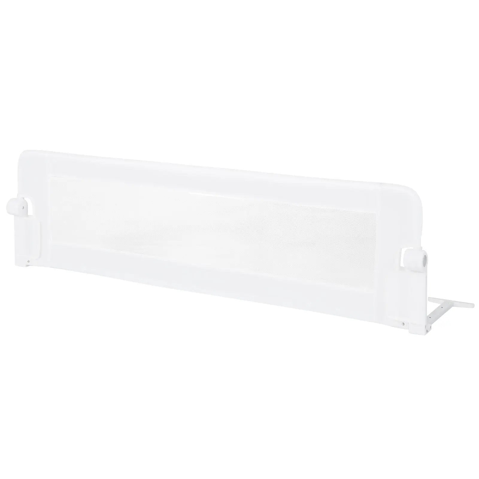 60-Inch Foldable Bed Rail Swing Down Baby Bed Guard Rail with Adjustable Safety Strap by DirectDeals