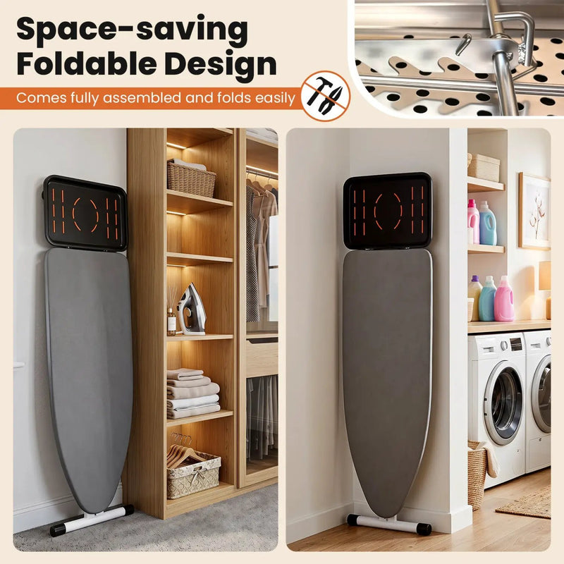 Full Size Foldable Ironing Board with 7 Adjustable Heights by DirectDeals