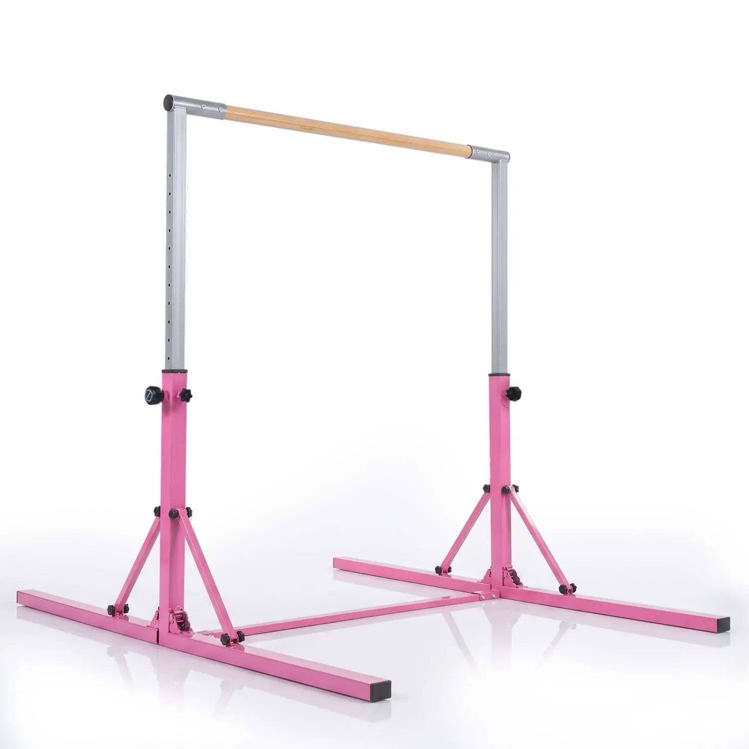 Adjustable Gymnastics Bar for Kids Ages 3+ (35.5-59 Inch) by DirectDeals