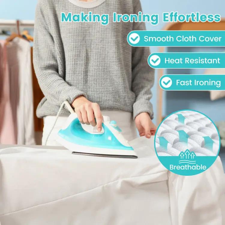 Foldable Ironing Board with Iron Rest and Adjustable Height, photo 4 of 9