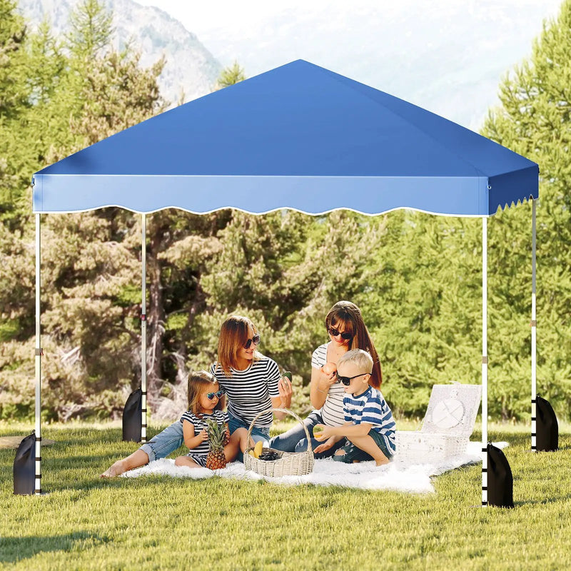 Foldable 10 X 10 Feet Pop up Canopy Tent with Wheeled Bag by DirectDeals
