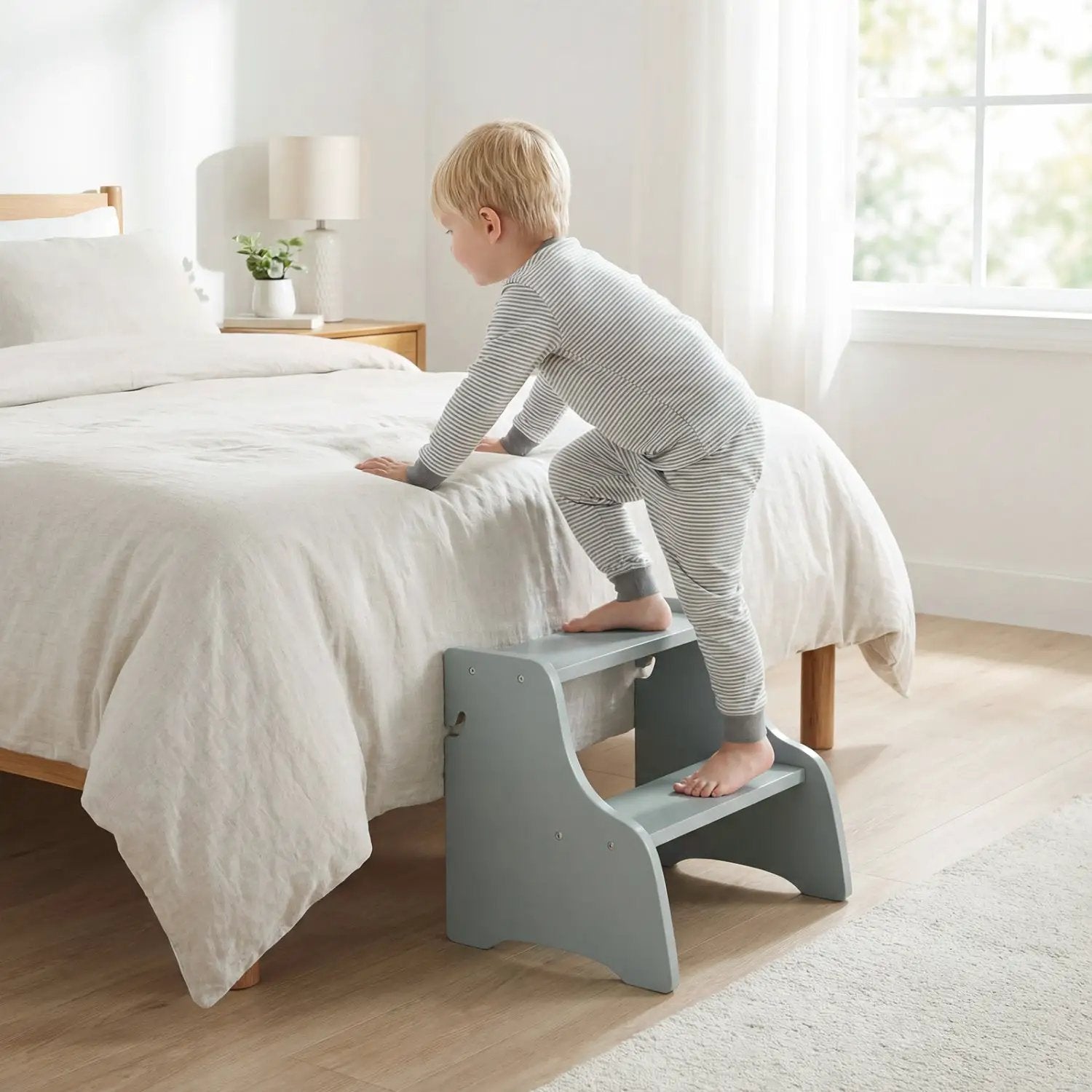 Foldable Toddler Step Stool with Chalkboards 2-Step Stool by DirectDeals