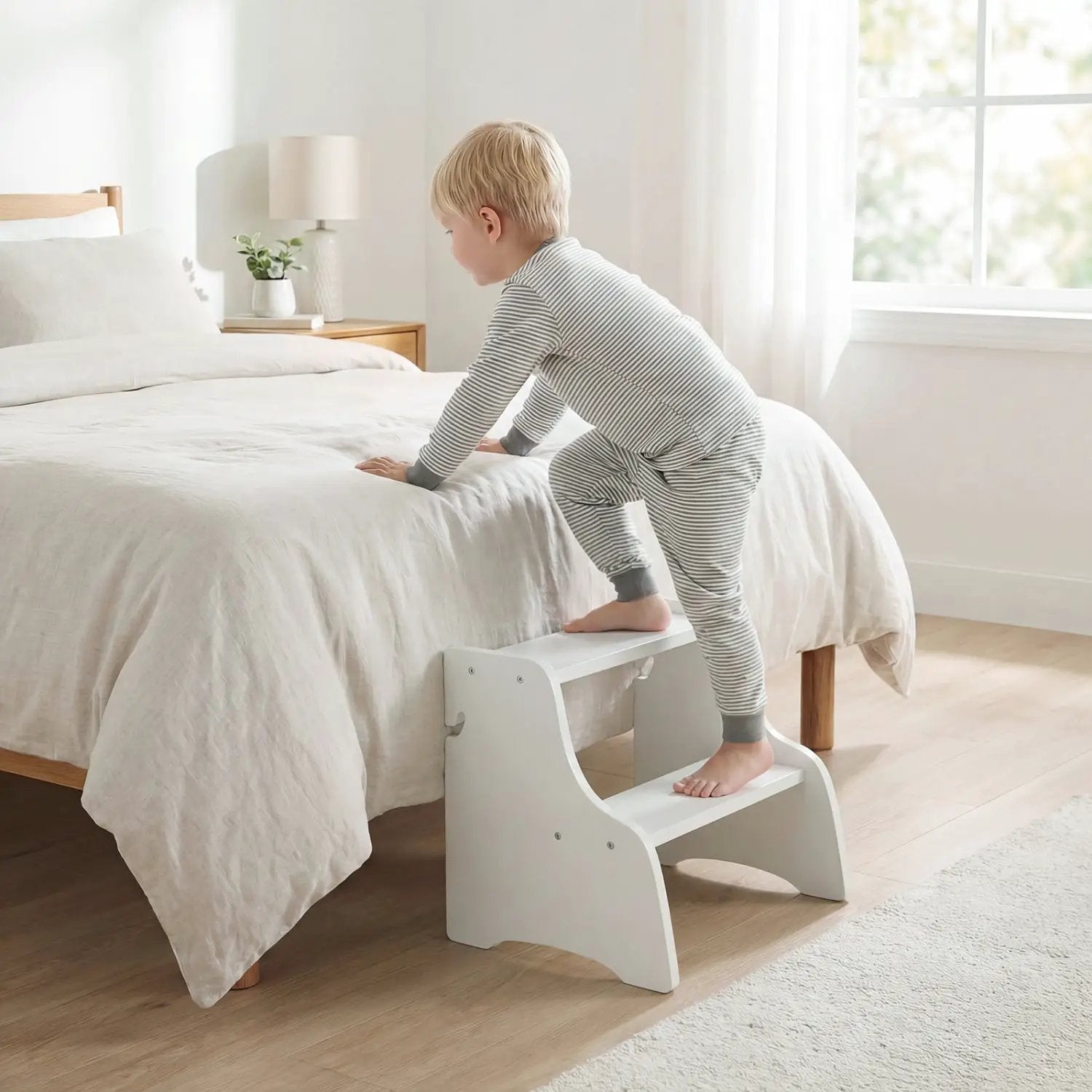 Foldable Toddler Step Stool with Chalkboards 2-Step Stool by DirectDeals