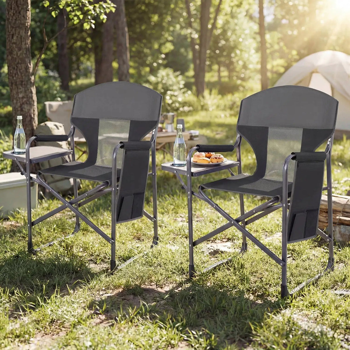 Folding Camping Chair with Cup Holder and Storage Pocket, photo 10 of 16