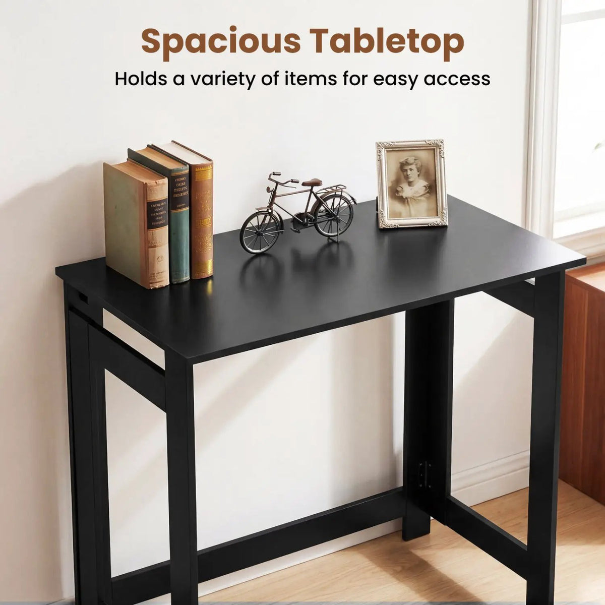 Folding Console Table with Space-Saving Design, photo 16 of 16