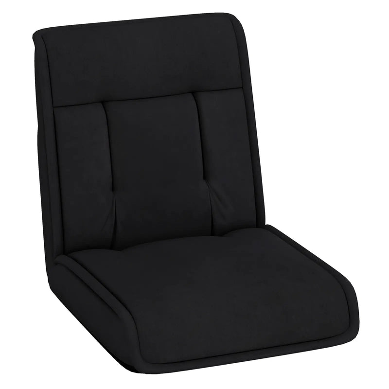 Folding Floor Chair Convertible Lazy Chair with 14-Poistion Adjustable Backrest by DirectDeals