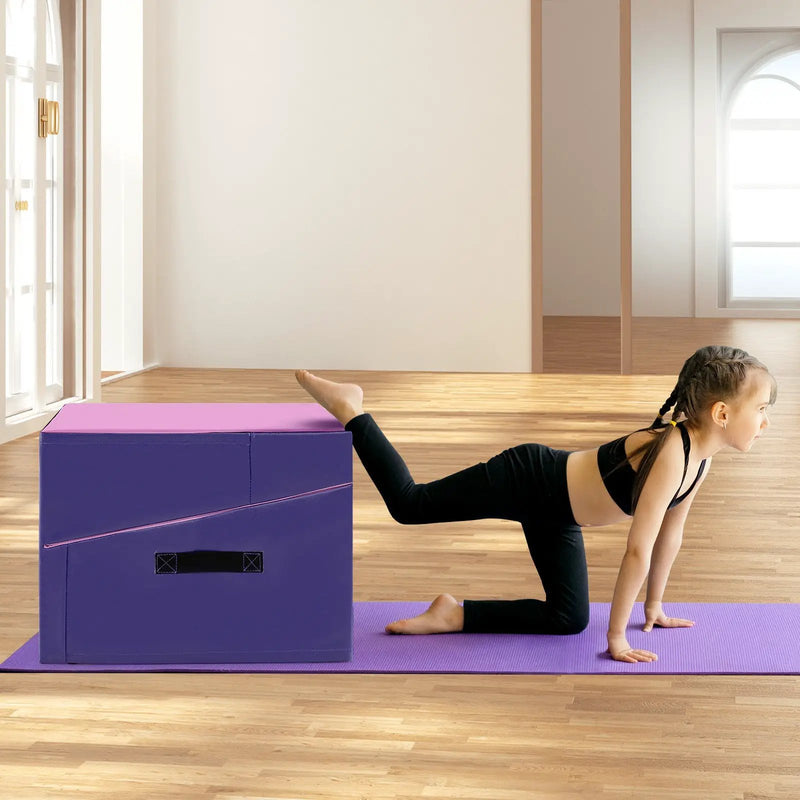Folding Incline Yoga Gymnastics Tumbling Mat with EPE Foam by DirectDeals