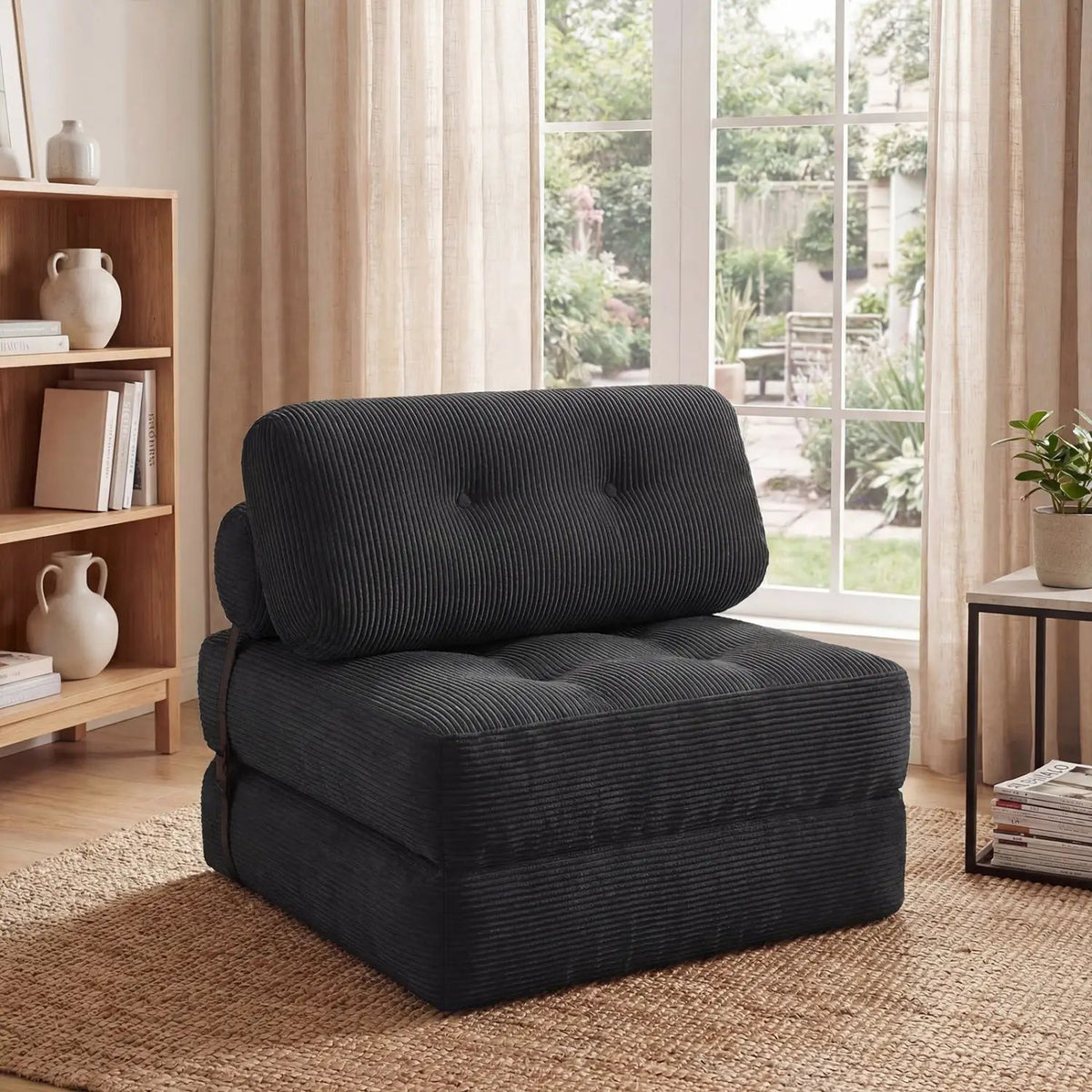 Folding Sofa Bed with Pillow and Back Support for Living Room, photo 13 of 40