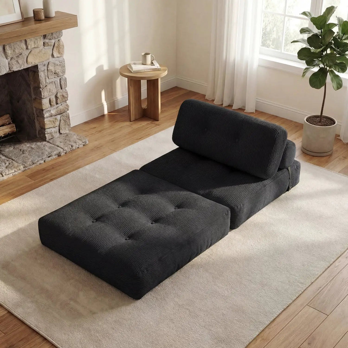 Folding Sofa Bed with Pillow and Back Support for Living Room, photo 15 of 40