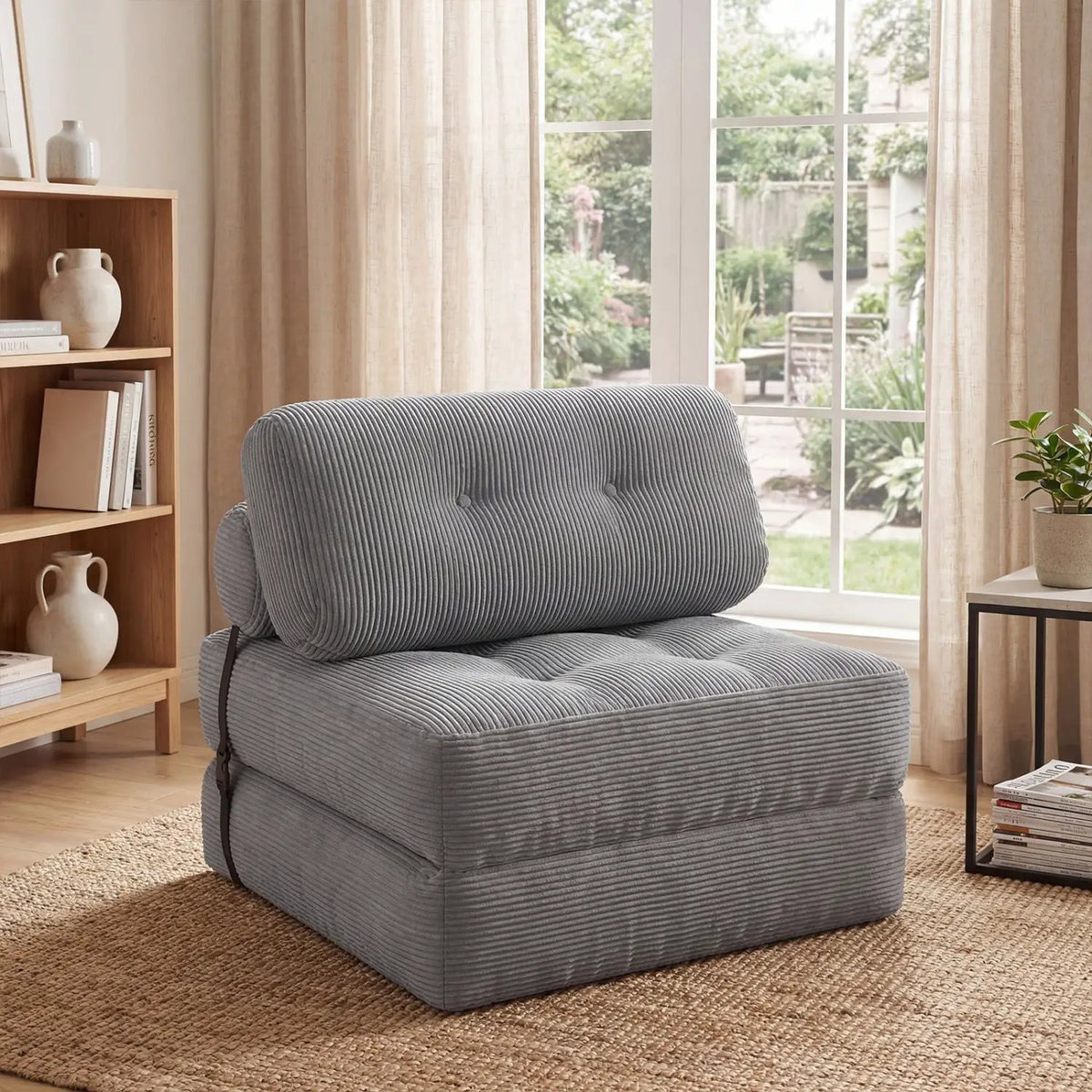 Folding Sofa Bed with Pillow and Back Support for Living Room, photo 34 of 40