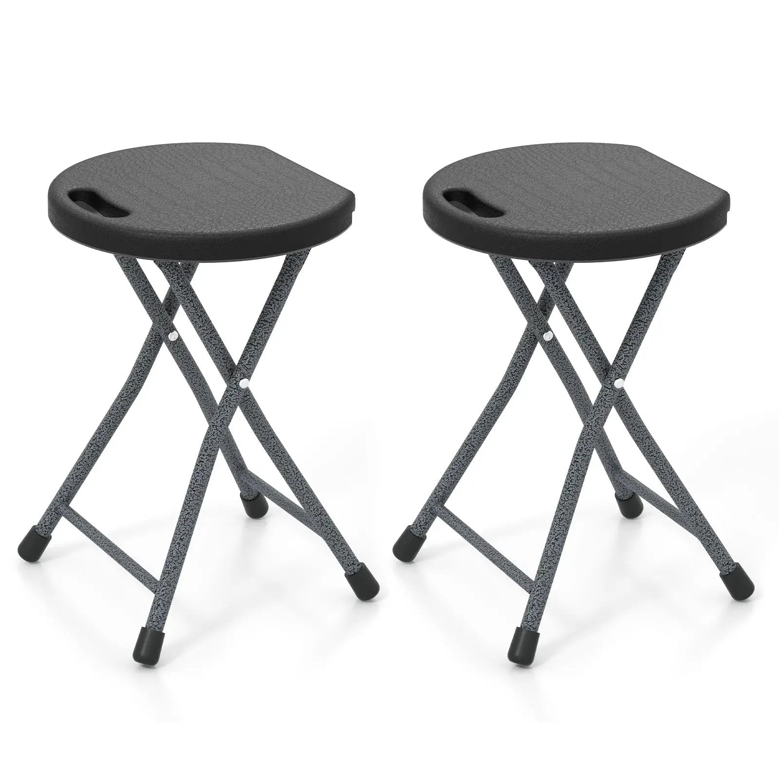 Folding Stool with Built-in Handle for Adults by DirectDeals