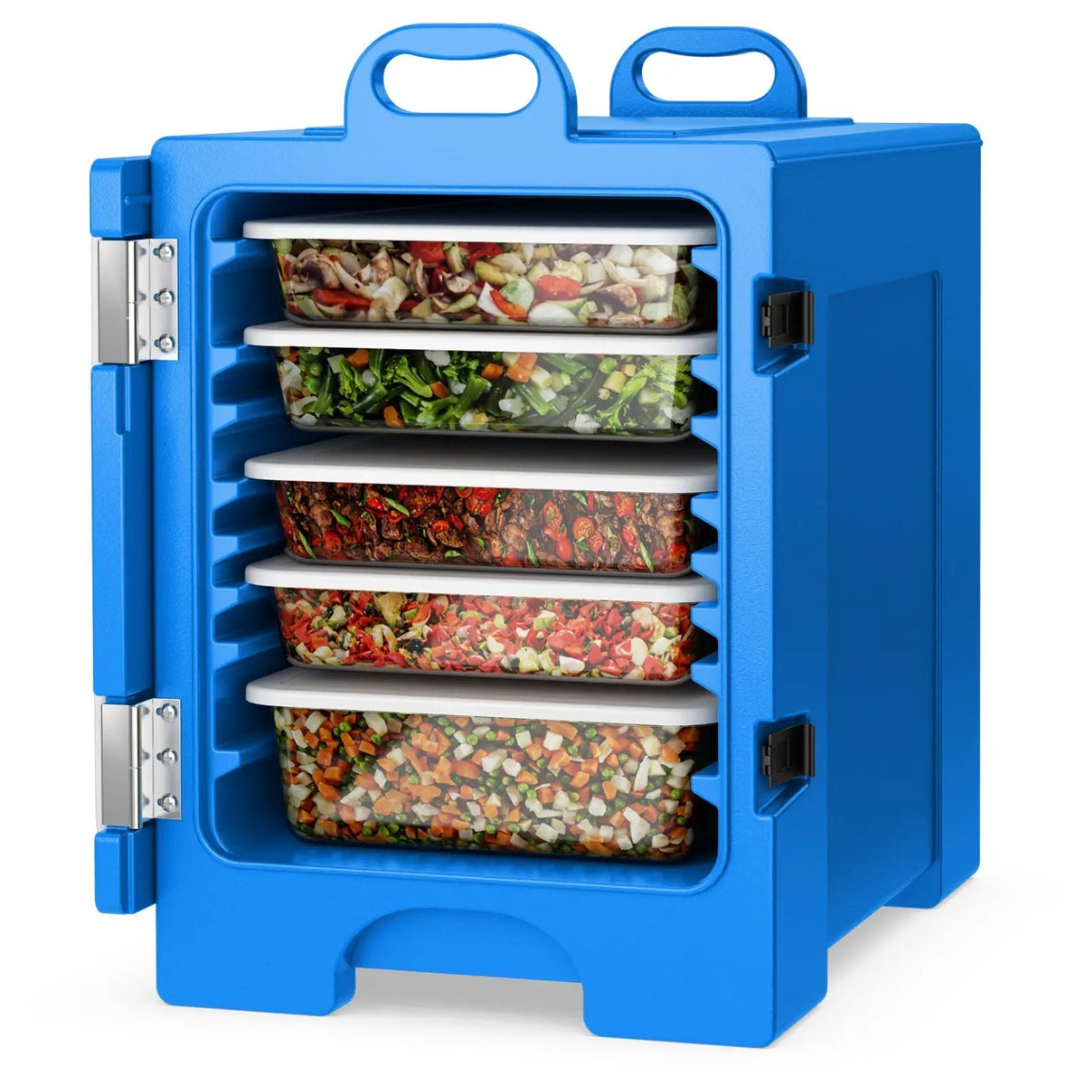 81 Quart Capacity End-loading Insulated Food Pan Carrier with Handles by DirectDeals
