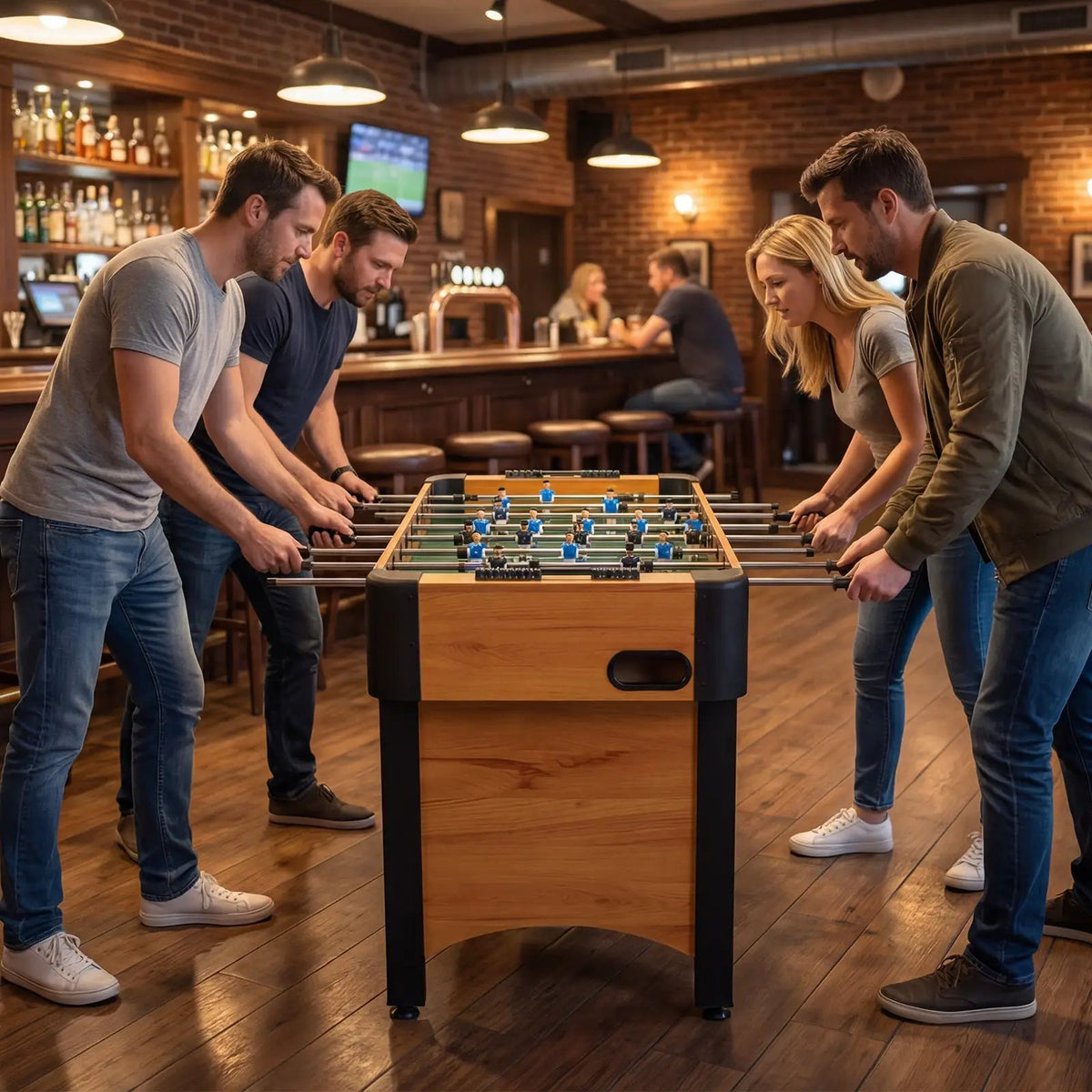 Foosball Table Competition Full Size Soccer Game Table with 22 Players, photo 3 of 16