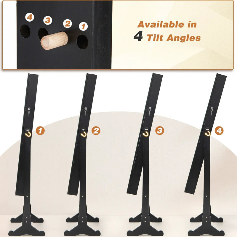 Free Standing Full Length Jewelry Armoire with L by DirectDeals