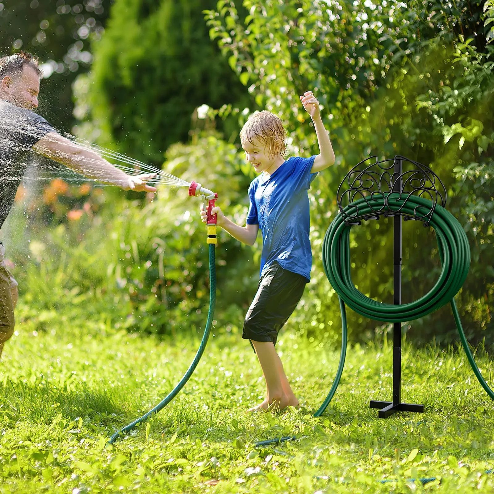 Detachable Freestanding Hose Holder for Outdoor Yard Garden Lawn by DirectDeals