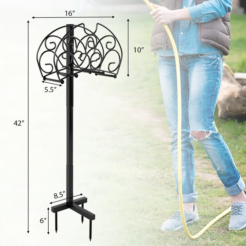 Detachable Freestanding Hose Holder for Outdoor Yard Garden Lawn by DirectDeals