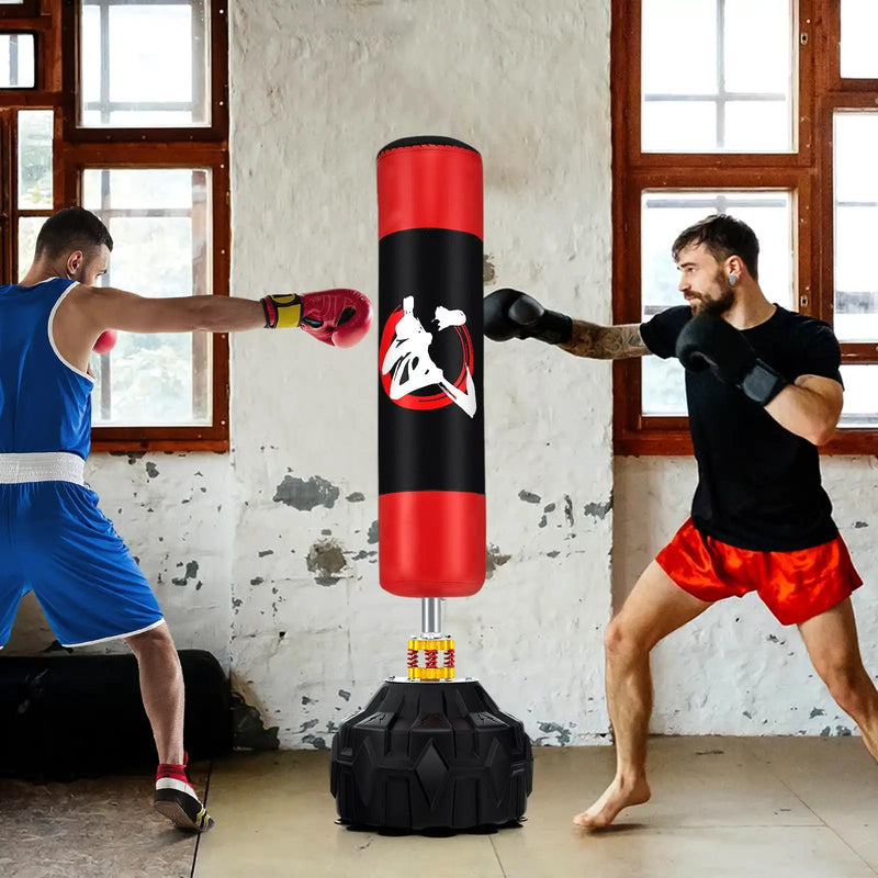 70 Inch Freestanding Punching Bag with Fillable Base 12 Suction Cups and Shock Absorbers by DirectDeals