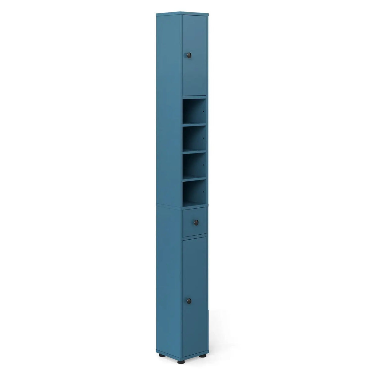 Freestanding Slim Bathroom Cabinet with Drawer and Adjustable Shelves, photo 12 of 12