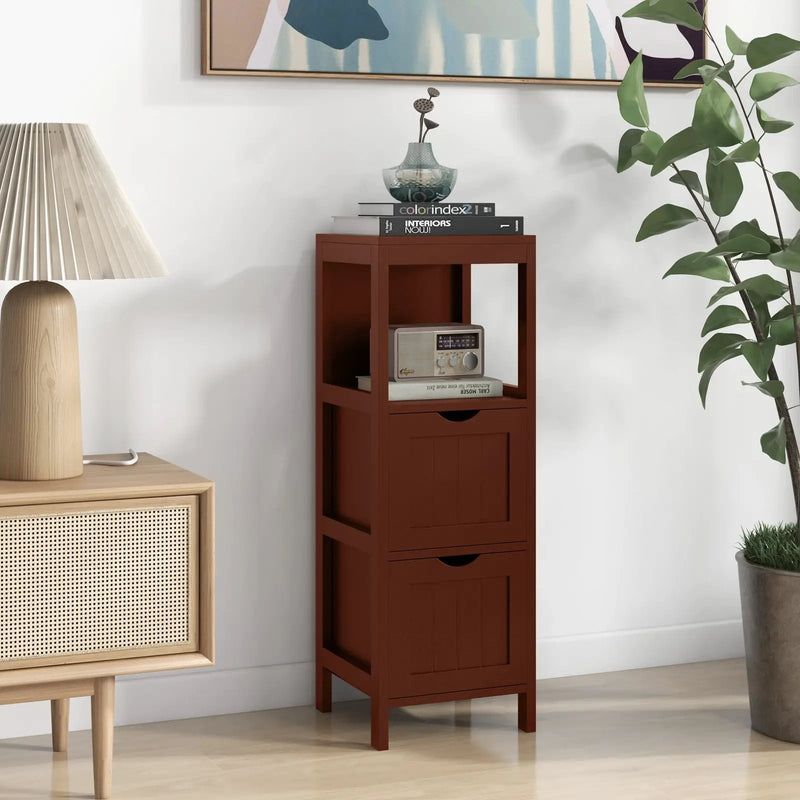 Freestanding Storage Cabinet with 2 Removable Drawers for Bathroom by DirectDeals