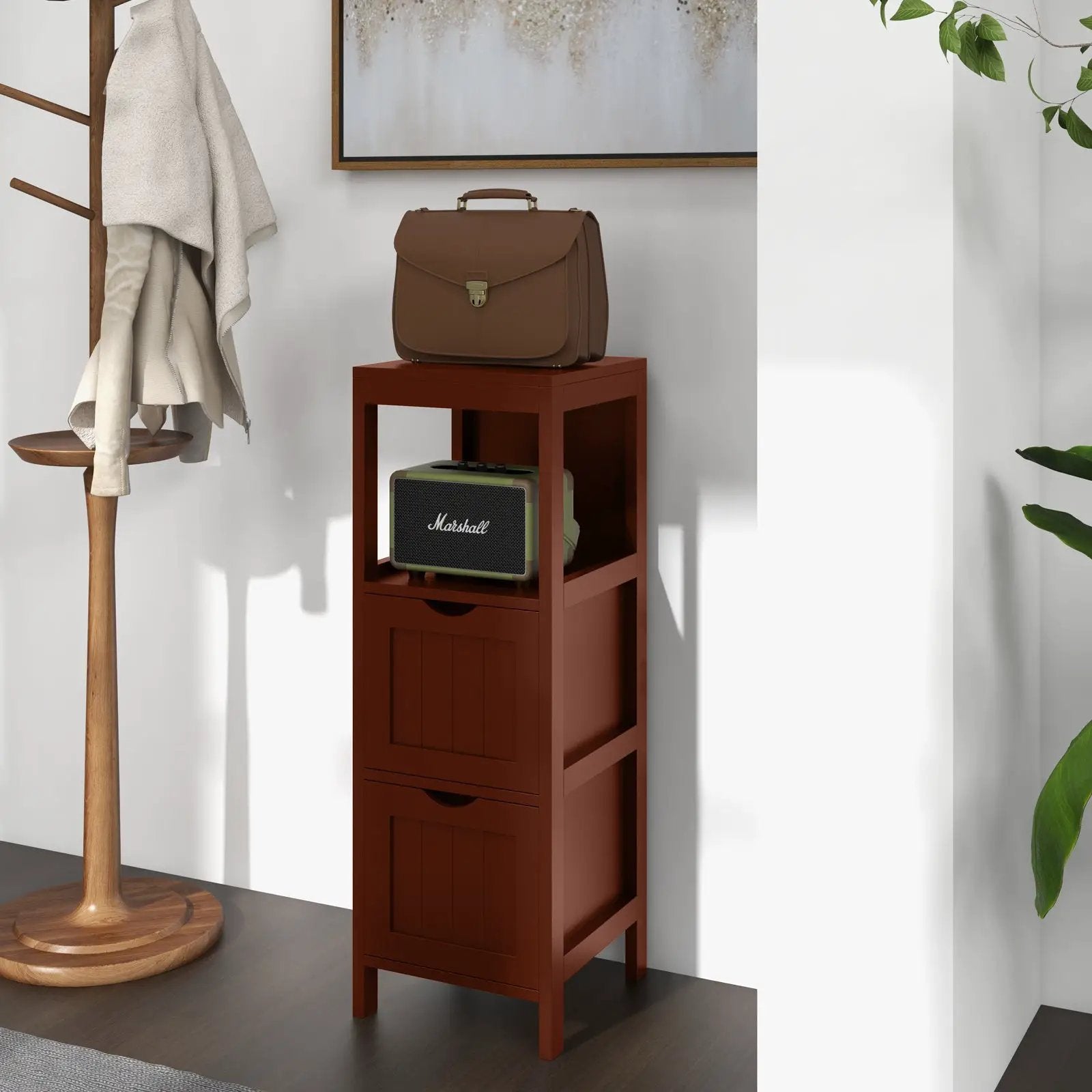 Freestanding Storage Cabinet with 2 Removable Drawers for Bathroom by DirectDeals