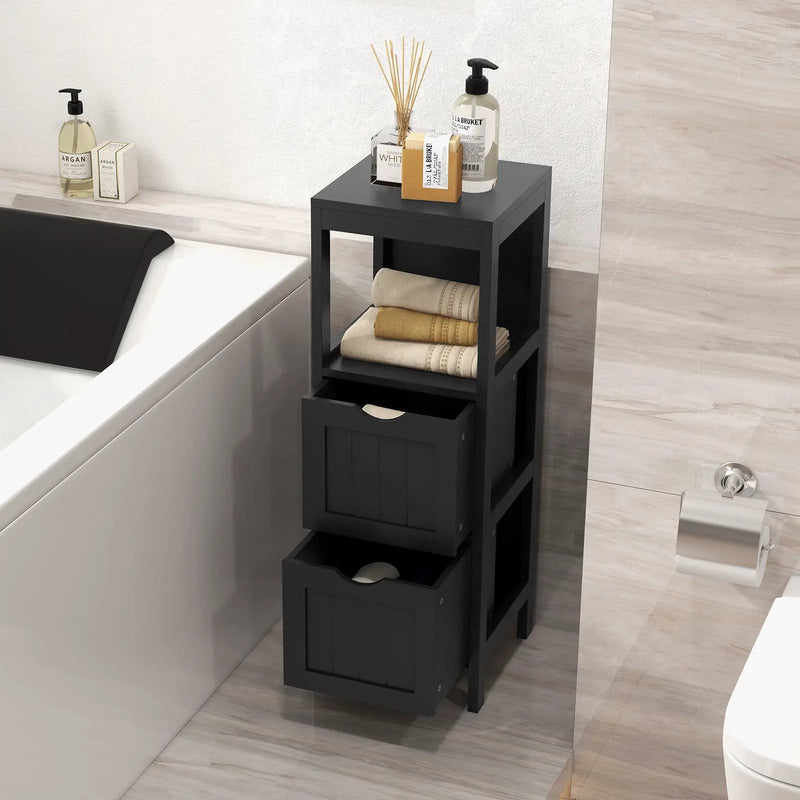 Freestanding Storage Cabinet with 2 Removable Drawers for Bathroom by DirectDeals