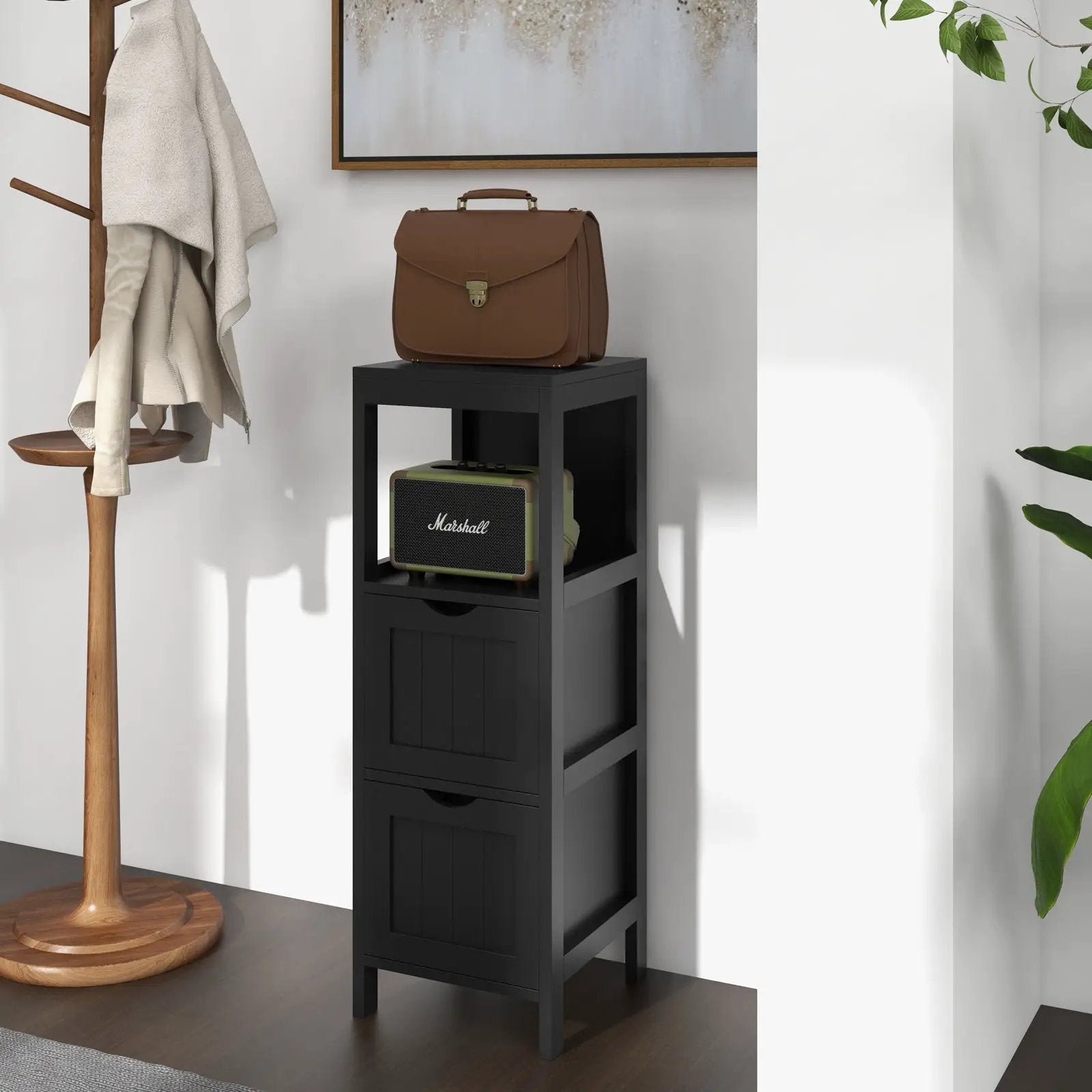 Freestanding Storage Cabinet with 2 Removable Drawers for Bathroom by DirectDeals