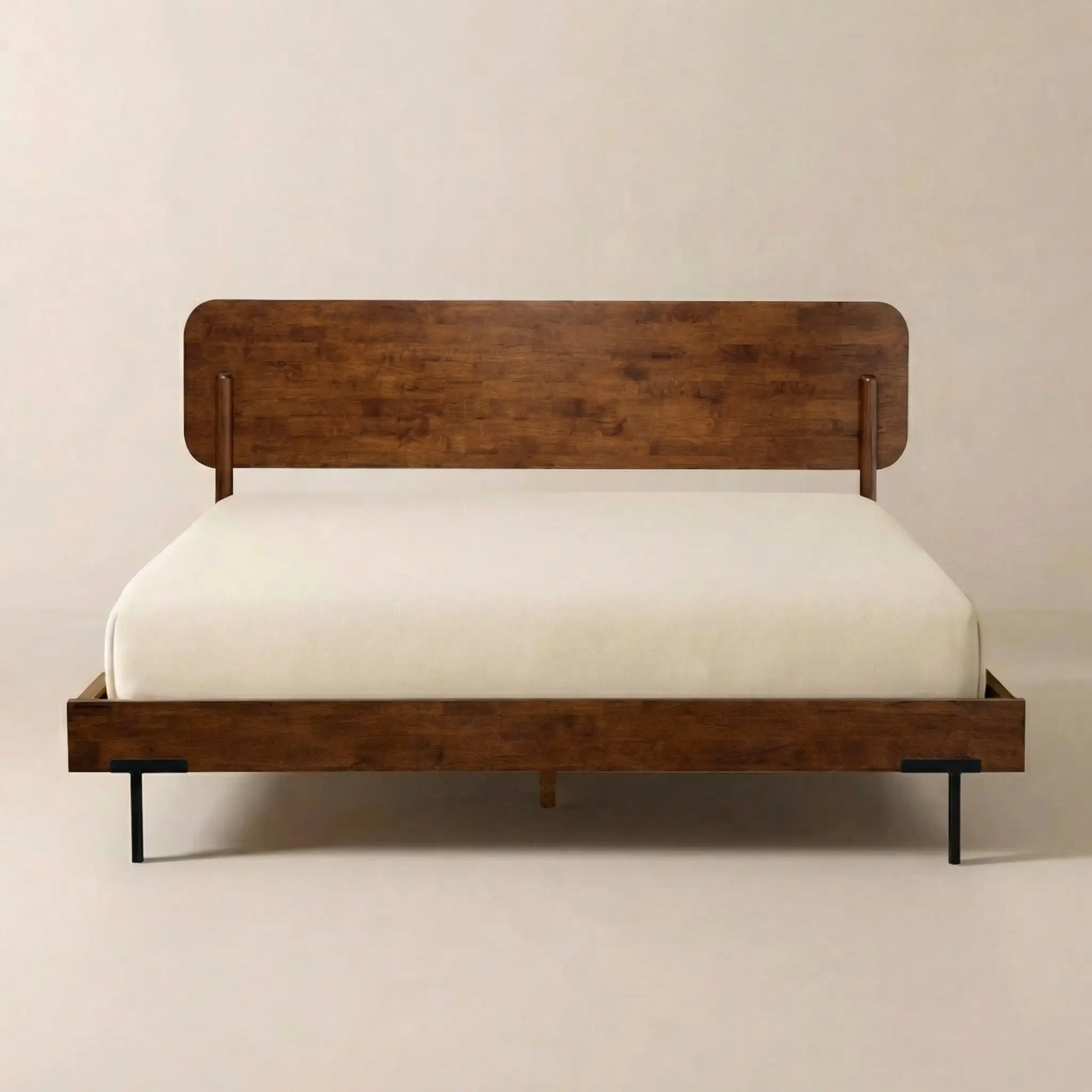 Frida Solid Wood Bed Frame by Megsu