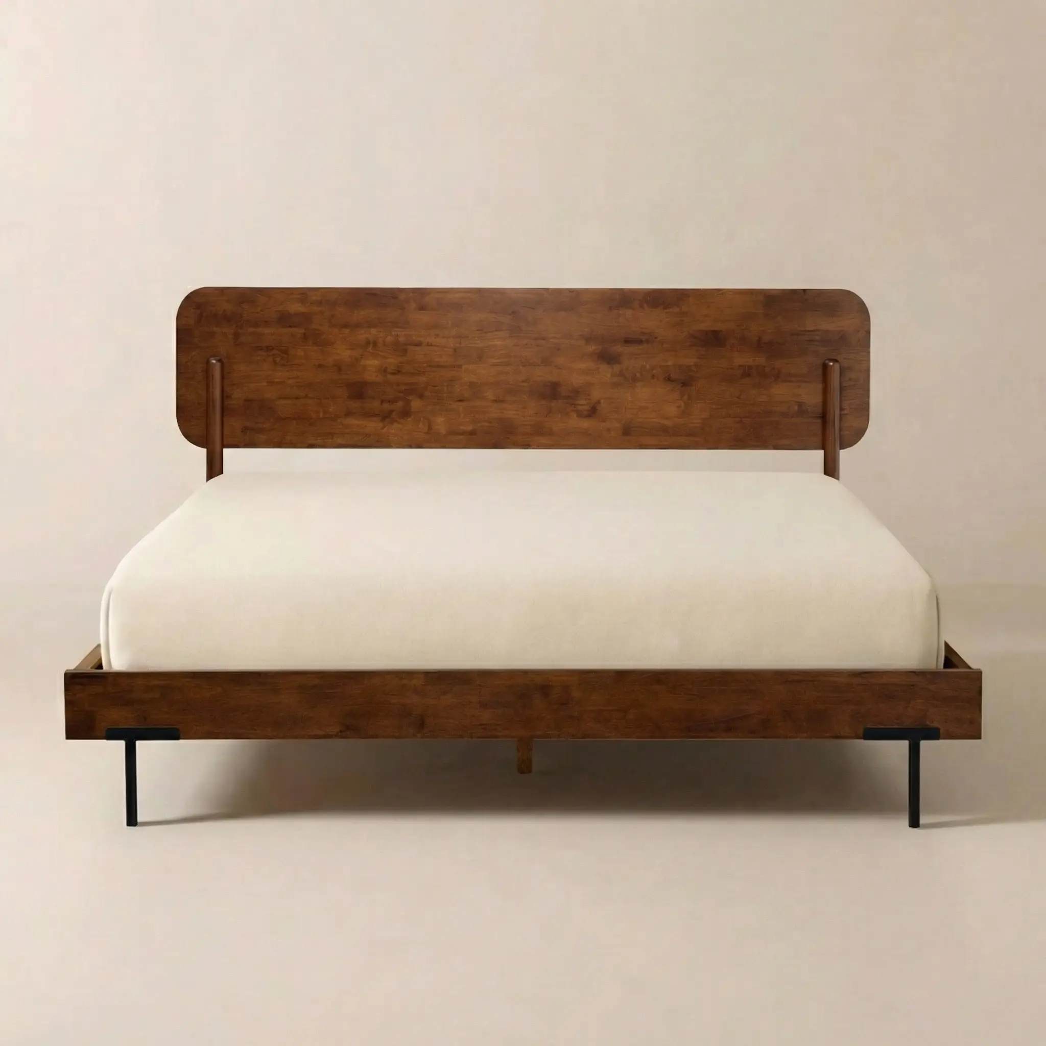 Frida Solid Wood Bed Frame by Megsu