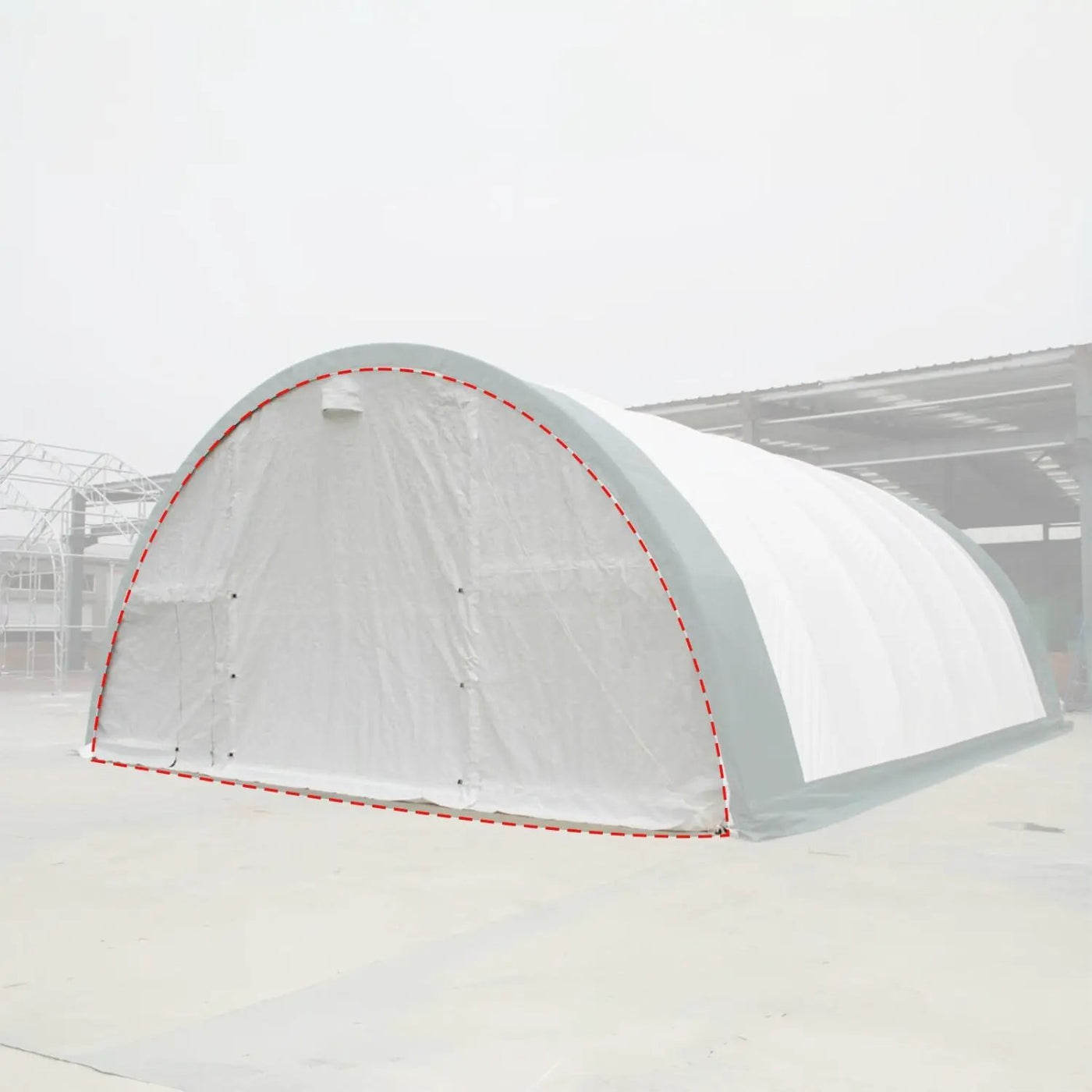 Front/Rear Panel with Roll-up Door for W30'xH15' Storage Shelter by Chery Industrial