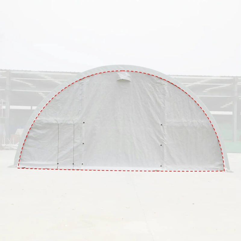 Front/Rear Panel with Roll-up Door for W30'xH15' Storage Shelter by Chery Industrial