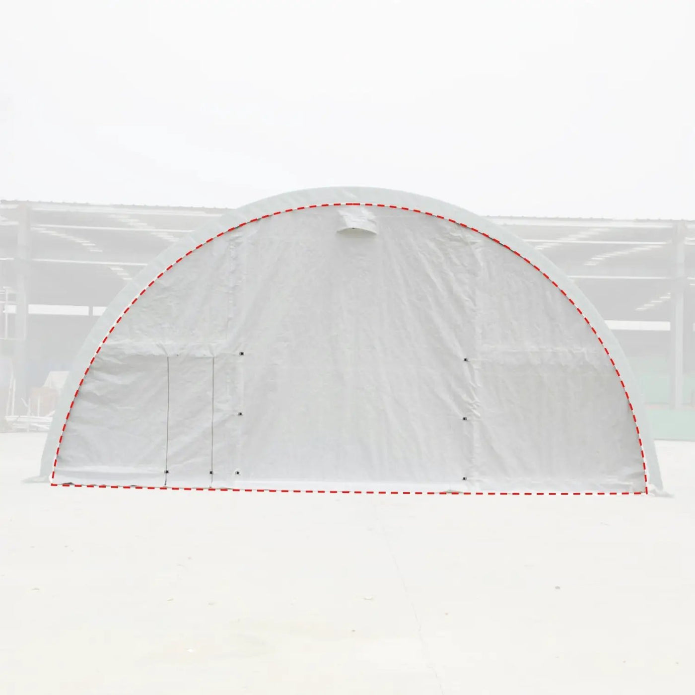 Front/Rear Panel with Roll-up Door for W30'xH15' Storage Shelter by Chery Industrial