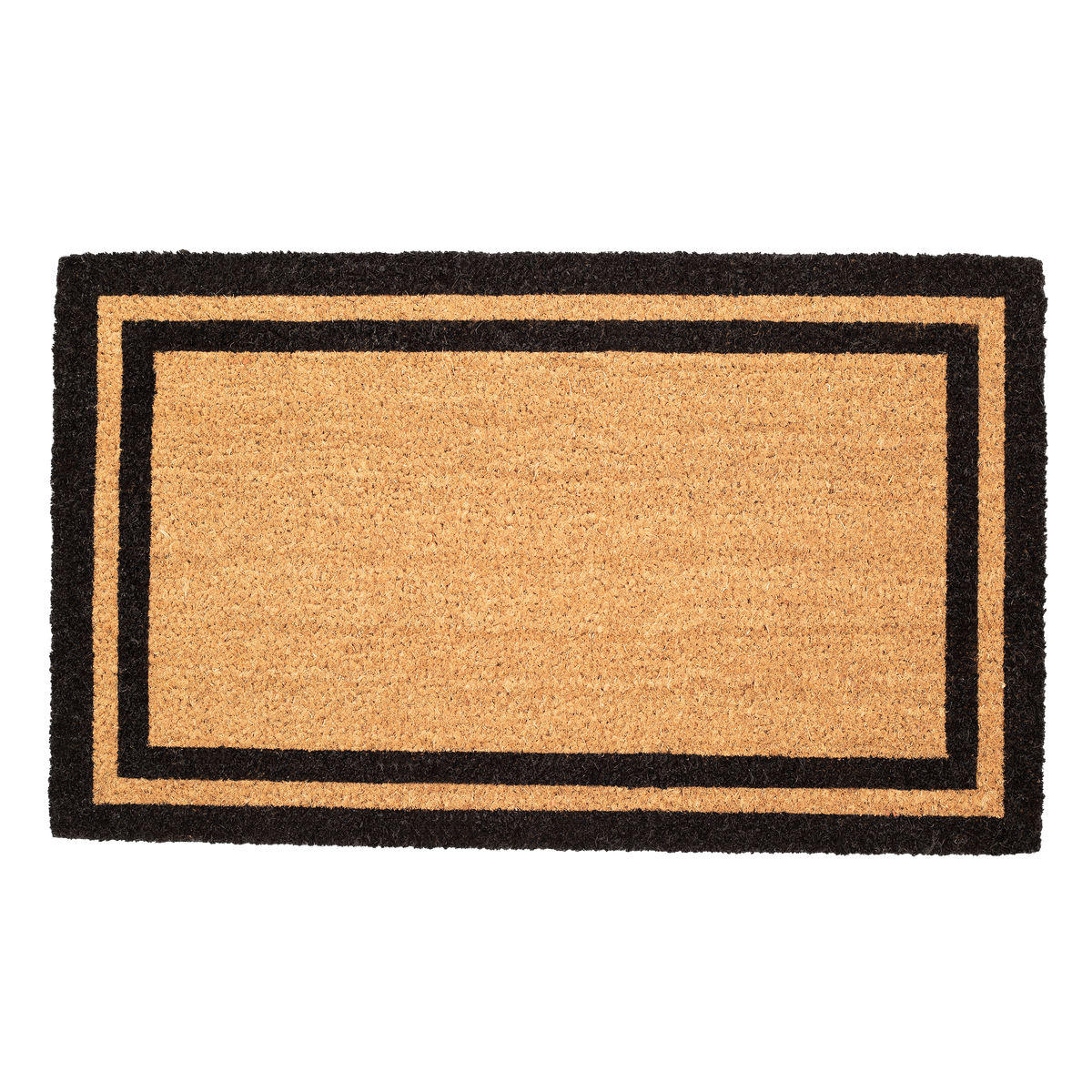 Double Black Border Coir Doormat, photo 2 of 24